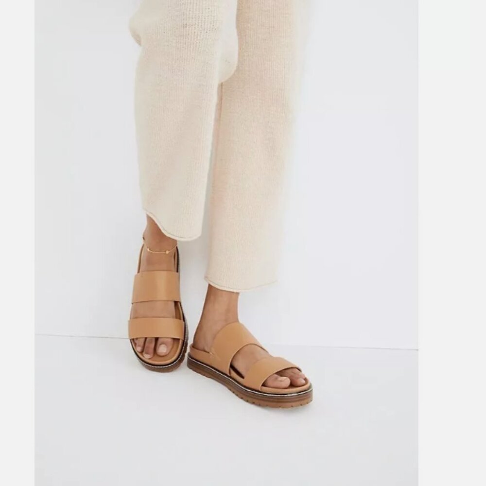 Madewell Charley Double-Strap Slide Sandal - Size 9